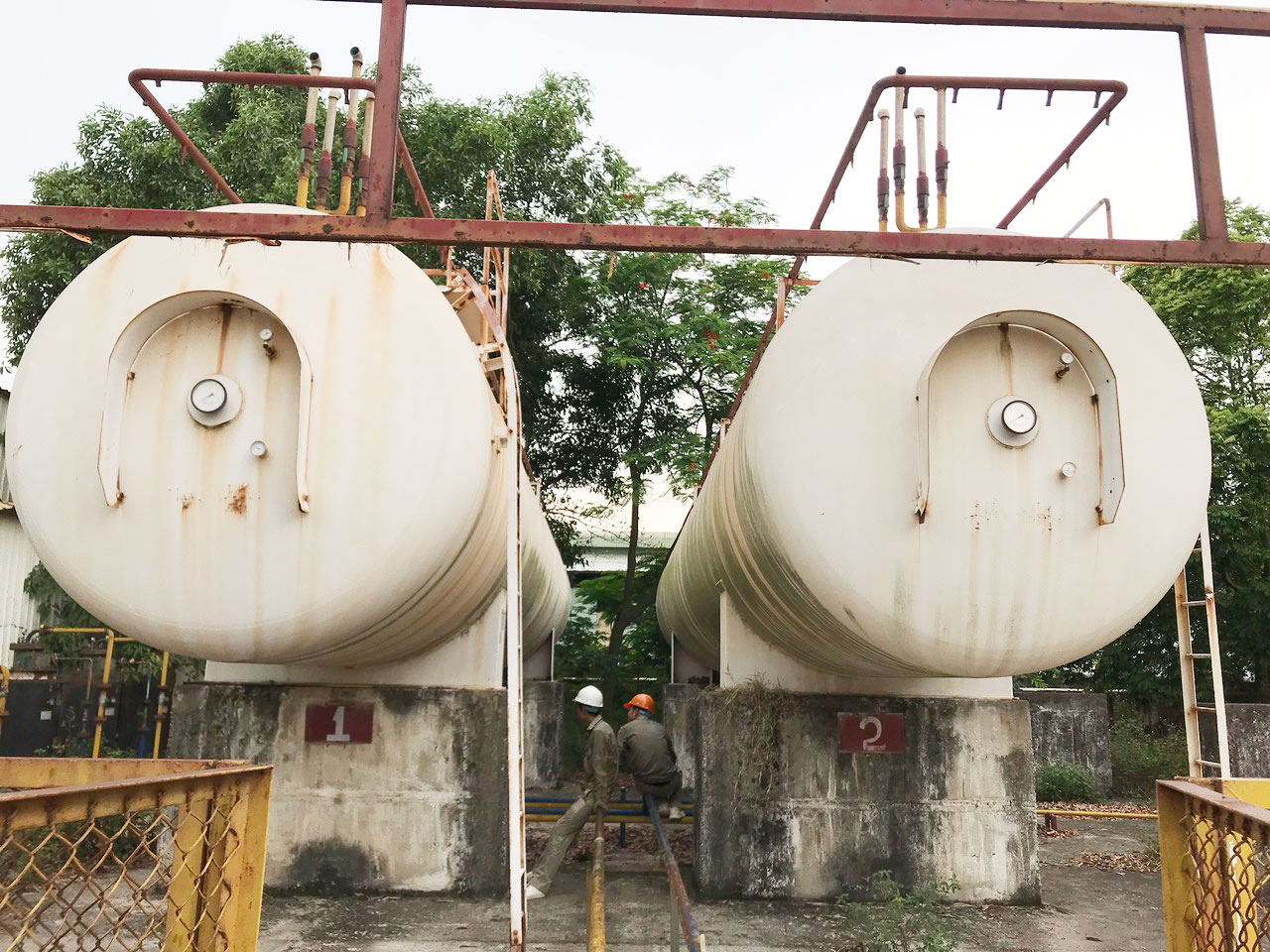 Thay thế sửa chữa thiết bị hệ thống gas công nghiệp tại Cao Bằng