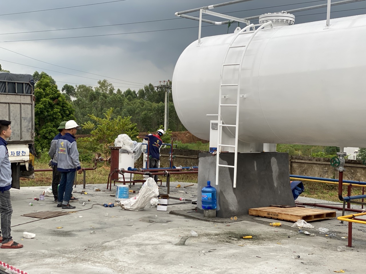 Sửa chữa hệ thống gas công nghiệp tại khu nhà xưởng Hải Thành