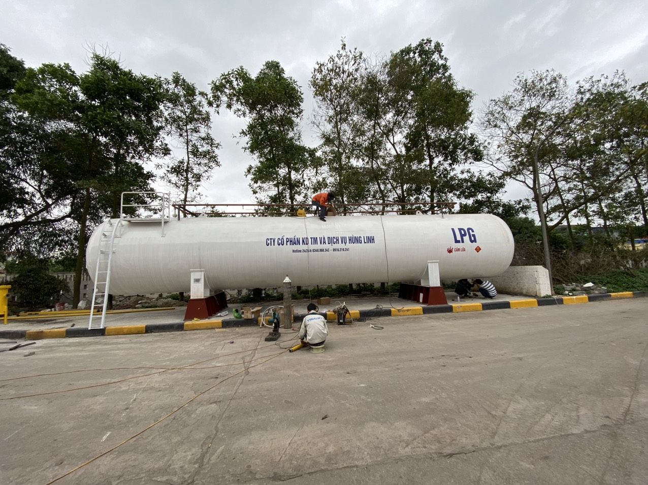 Báo giá lắp đặt bồn trạm gas công nghiệp tại Quảng Trị