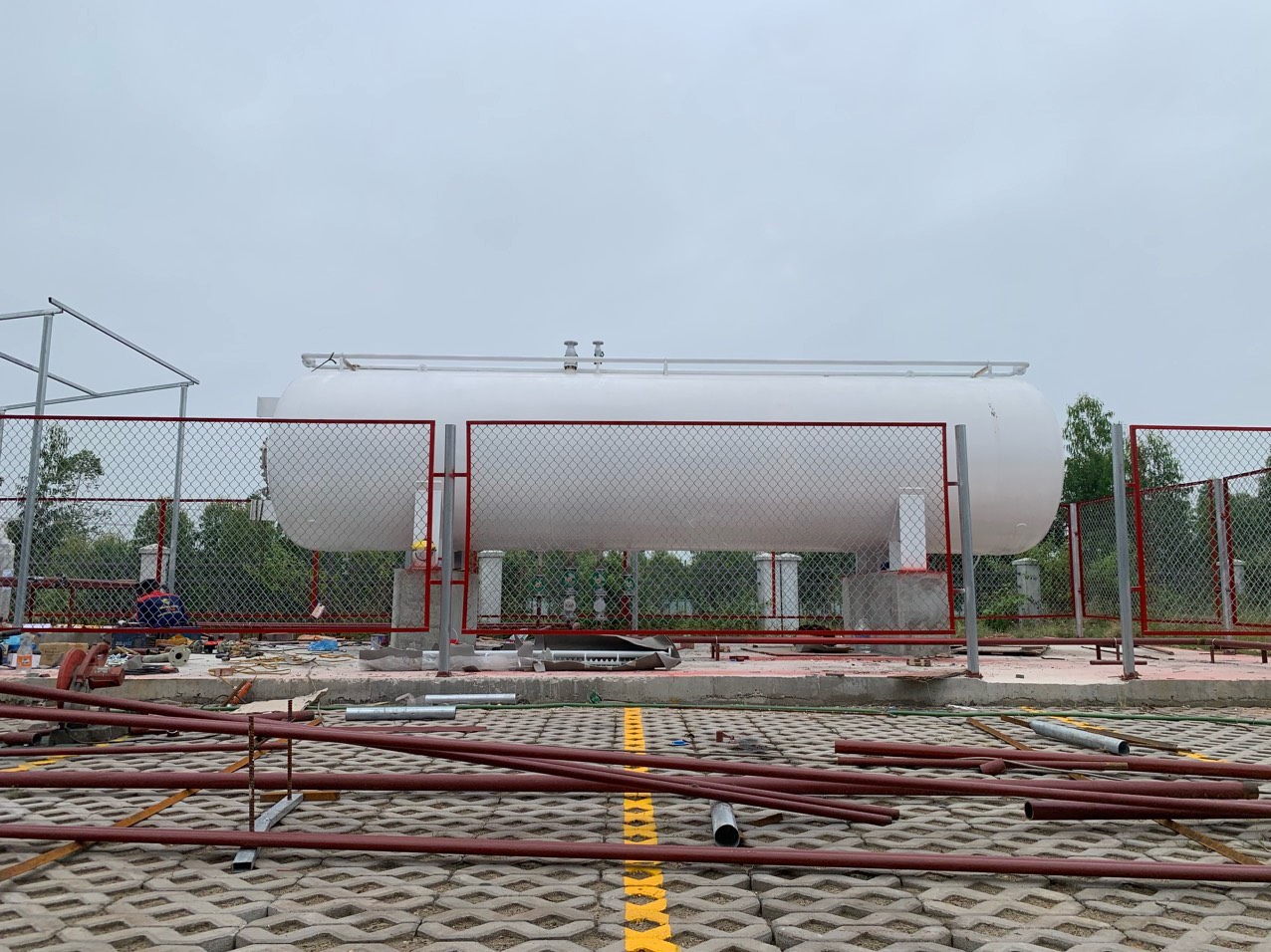 Lắp đặt hệ thống gas công nghiệp tại KCN Nam Tràng Cát