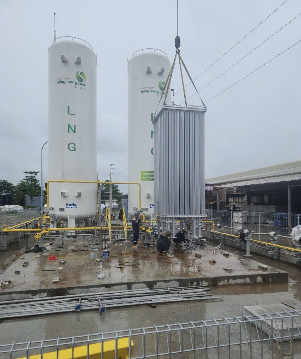 Lắp đặt hệ thống khí LNG tại KCN MP Đình Vũ