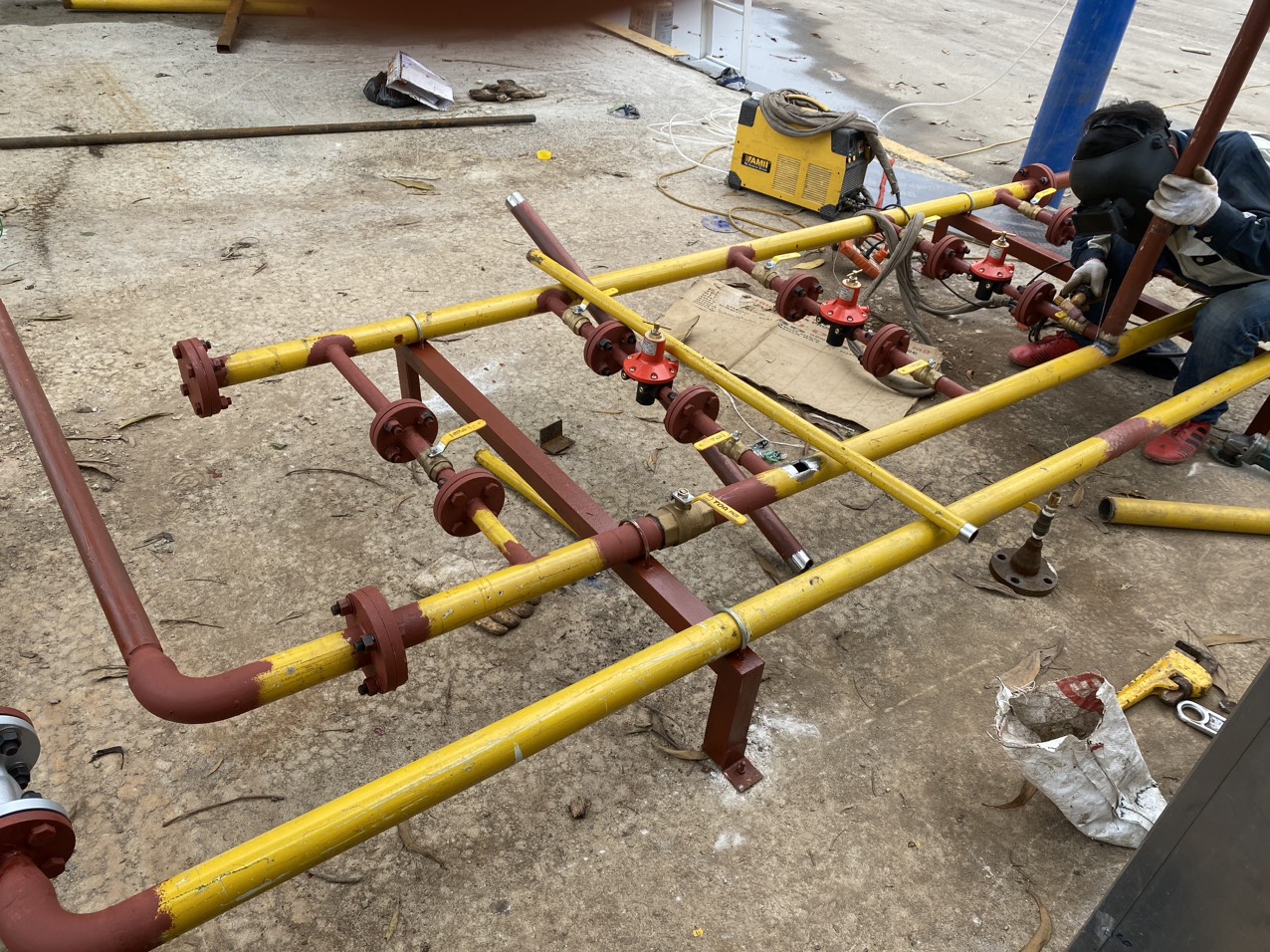 Sửa chữa hệ thống gas công nghiệp Thái Nguyên